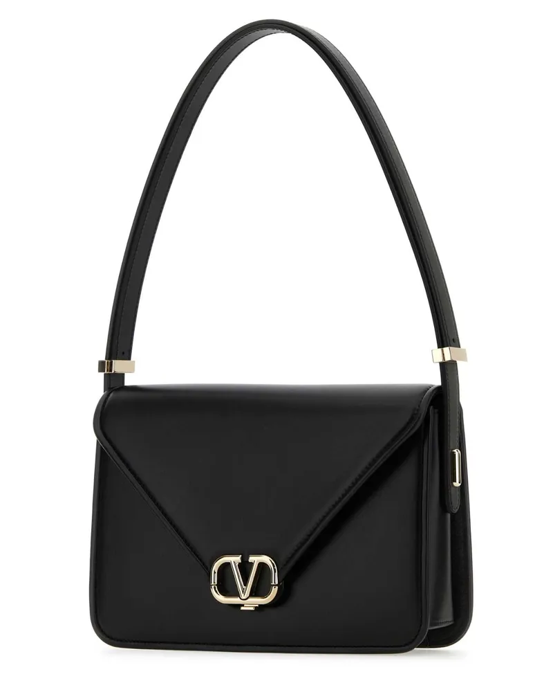Valentino Garavani Vlogo Shoulder Bag — Black Black