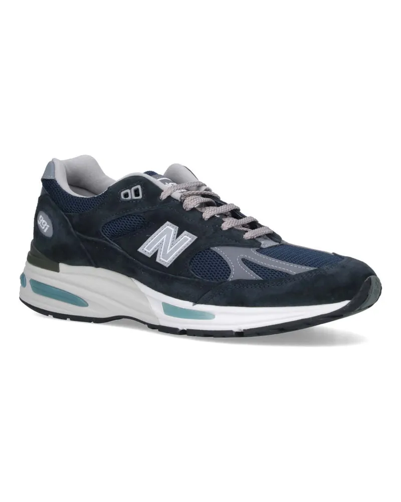 New Balance Unisex Sneakers Blue Material 1: Pigskin Navy