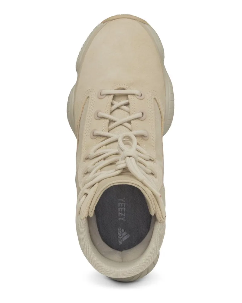 YEEZY Men's Suede High-Top Boot Beige Beige