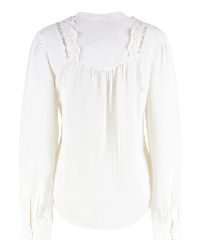 Isabel Marant Women's Blouse Filippa White Viscose Blouses Shirt White