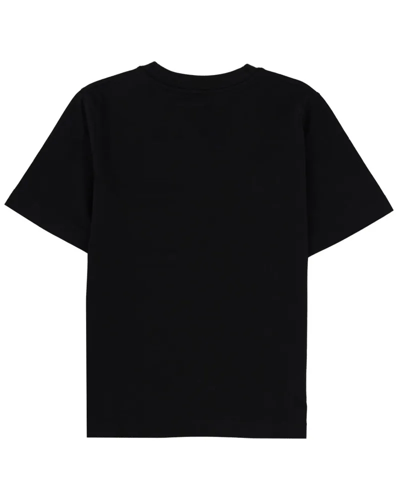 Burberry Logo-Printed Cotton T-Shirt — Black Black