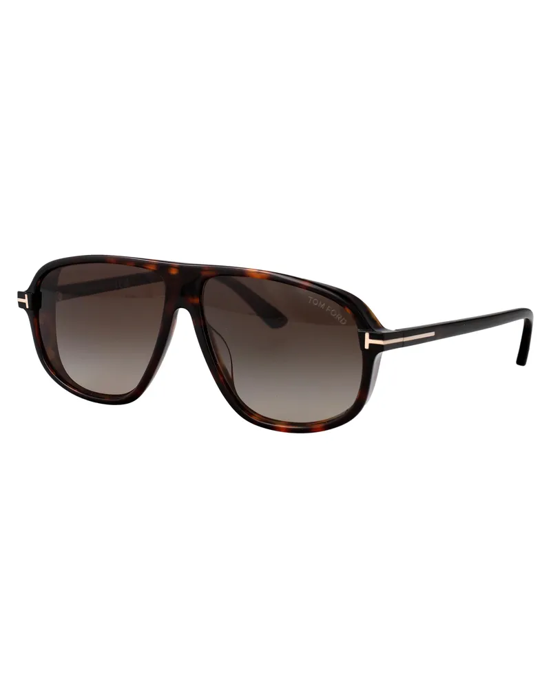 Tom Ford FT1208 Sunglasses — Brown Brown