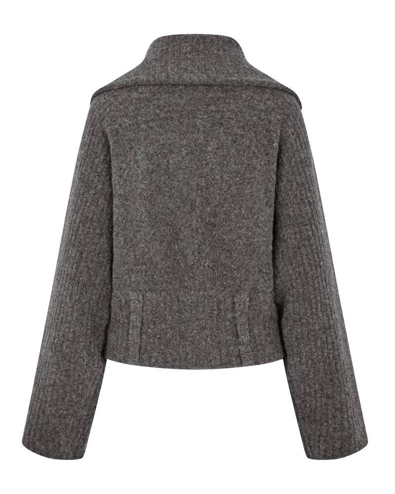Samsøe & Samsøe Samirra Zip Cardigan — Gray Gray