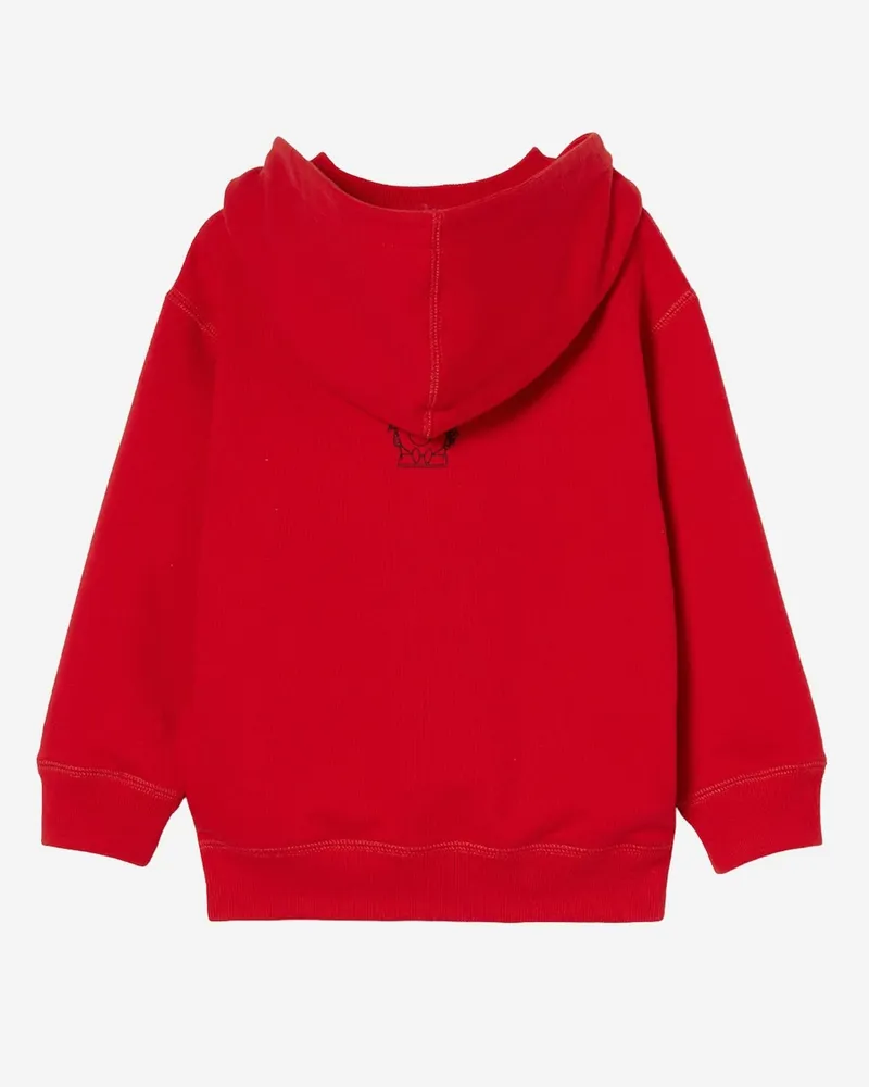 Gucci Little Miss Hug Printed Cotton Sweatshirt — Red Red