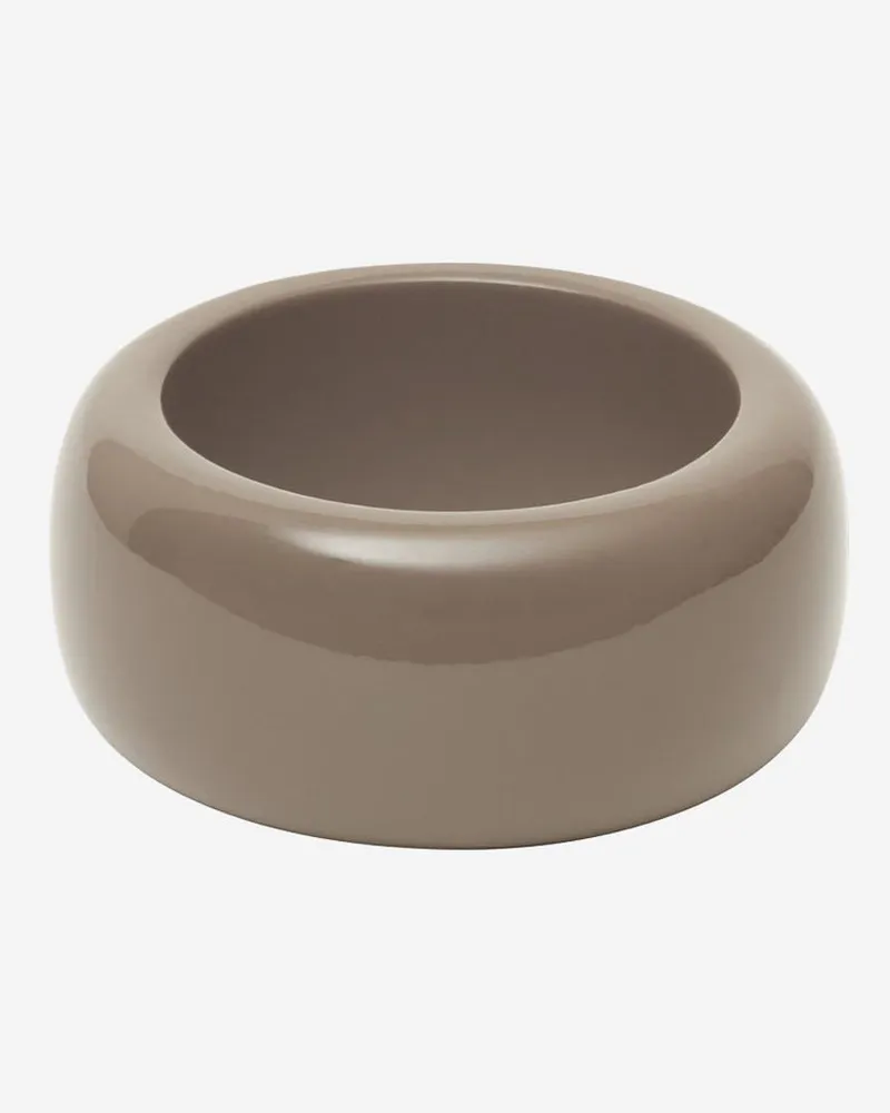 FRANKIE Shop Women's Resin Bracelet Taupe Beige