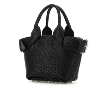 Women's Bale Leather Rhett Handbag Black Borse A Mano Bag