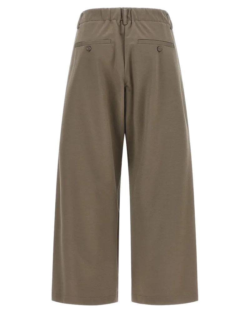 Brunello Cucinelli Women's Gray Cotton Athletic Pants Gray
