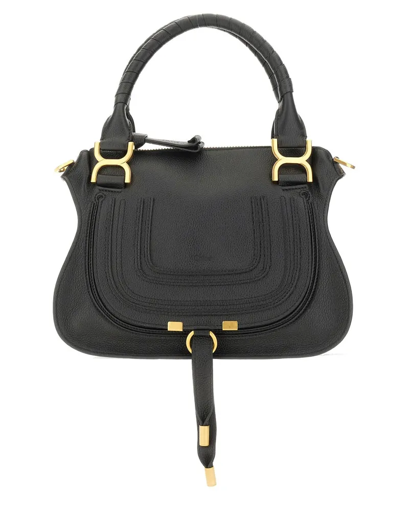 Chloé Marcie Shoulder Bag — Black Black