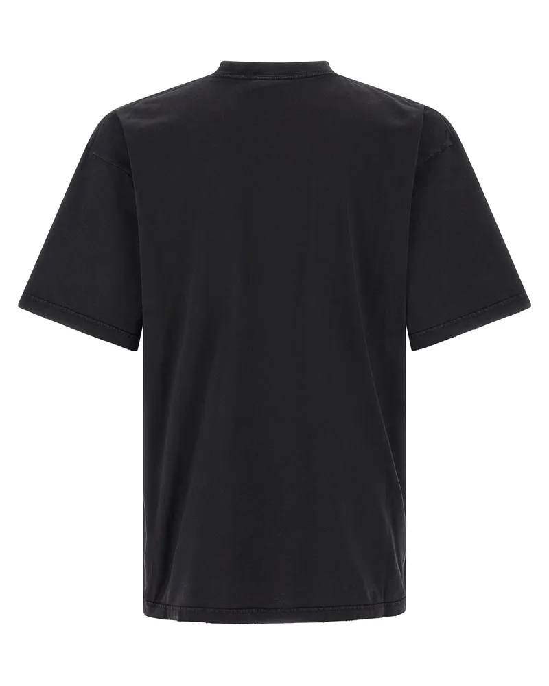Balenciaga Graphic Print T-Shirt — Black Black