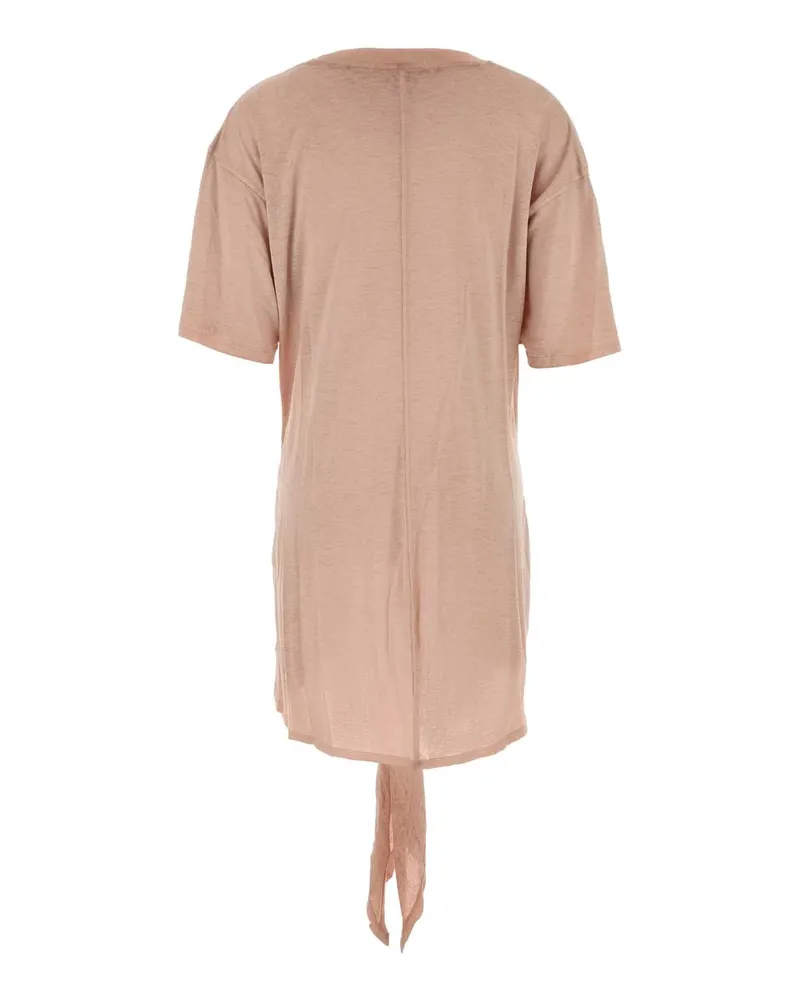 Diesel Women Pink Jersey T-Shirt Dress 7aw Exterior. Hemp Cotton Abiti Pink
