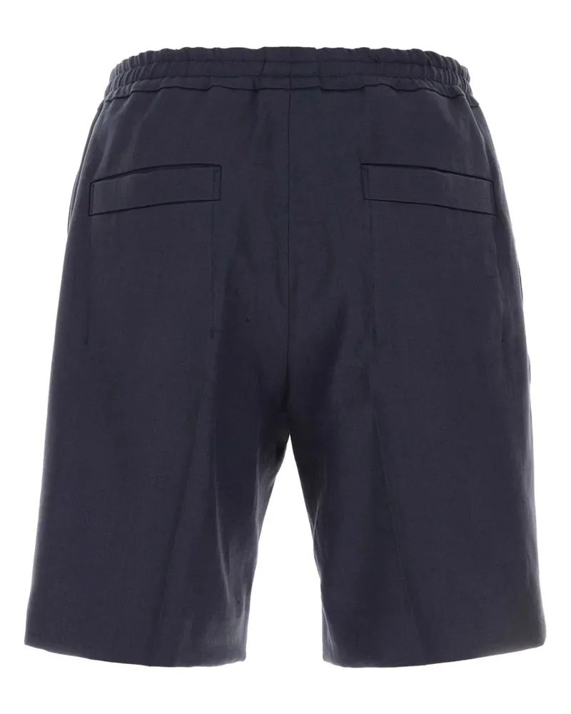 Ermenegildo Zegna B07r Exterior: Linen Bermuda Short Navy