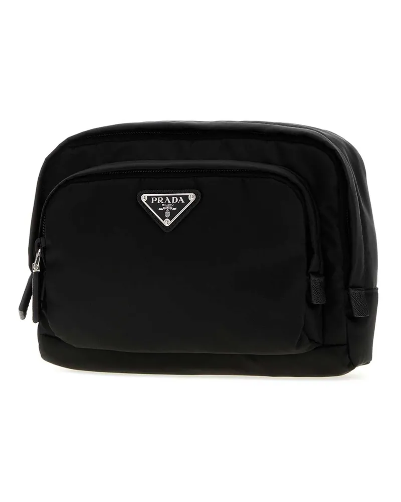 Prada Men's Black Canvas Beauty Case Nero Perfumes Black