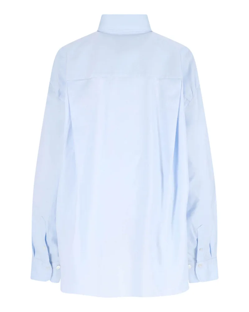 Finamore 1925 Women's Shirts Blue Cotton Blue