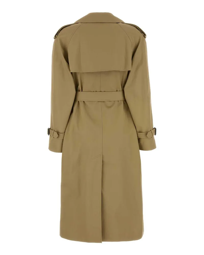 Burberry 8119066 A1435 Beige Cotton Trench Coat Beige