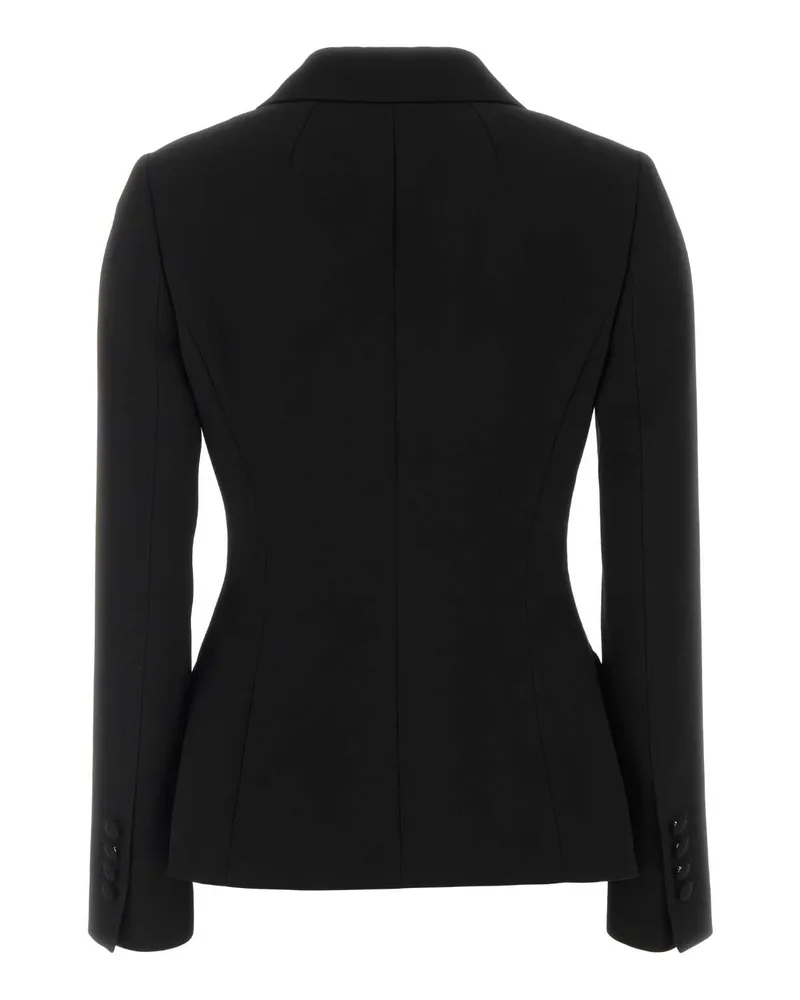 Dolce & Gabbana Wool Double-Breasted Blazer — Black Black