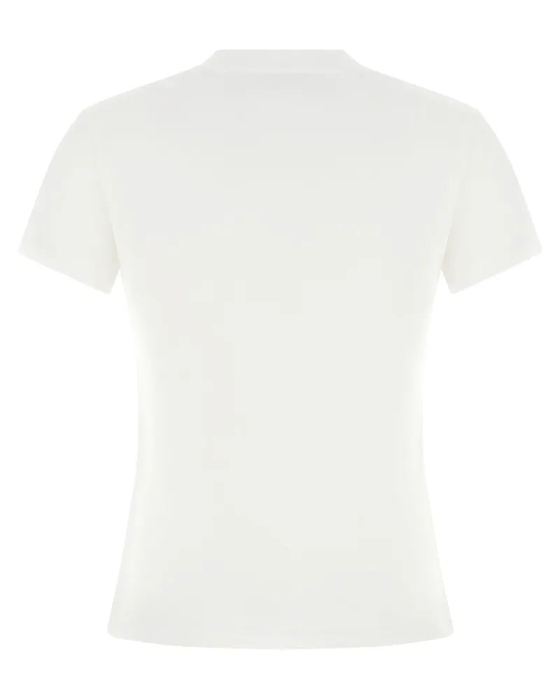OFF-WHITE Women's White Cotton T-Shirt White