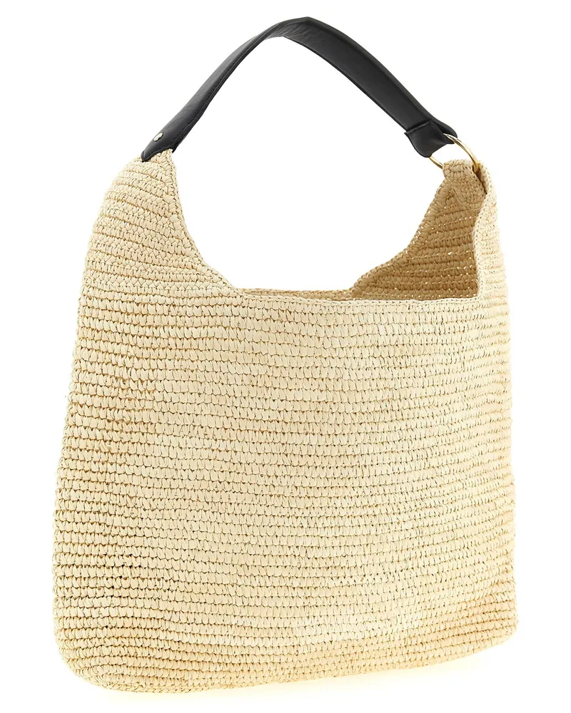 Maison Michel Cristiana Shoulder Bag — Beige Beige