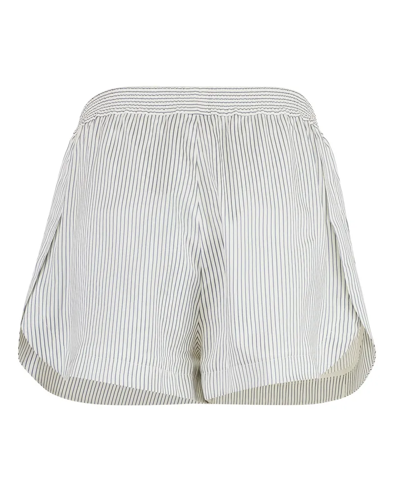 Stella McCartney Women's Silk Shorts White-Steel White/steel White