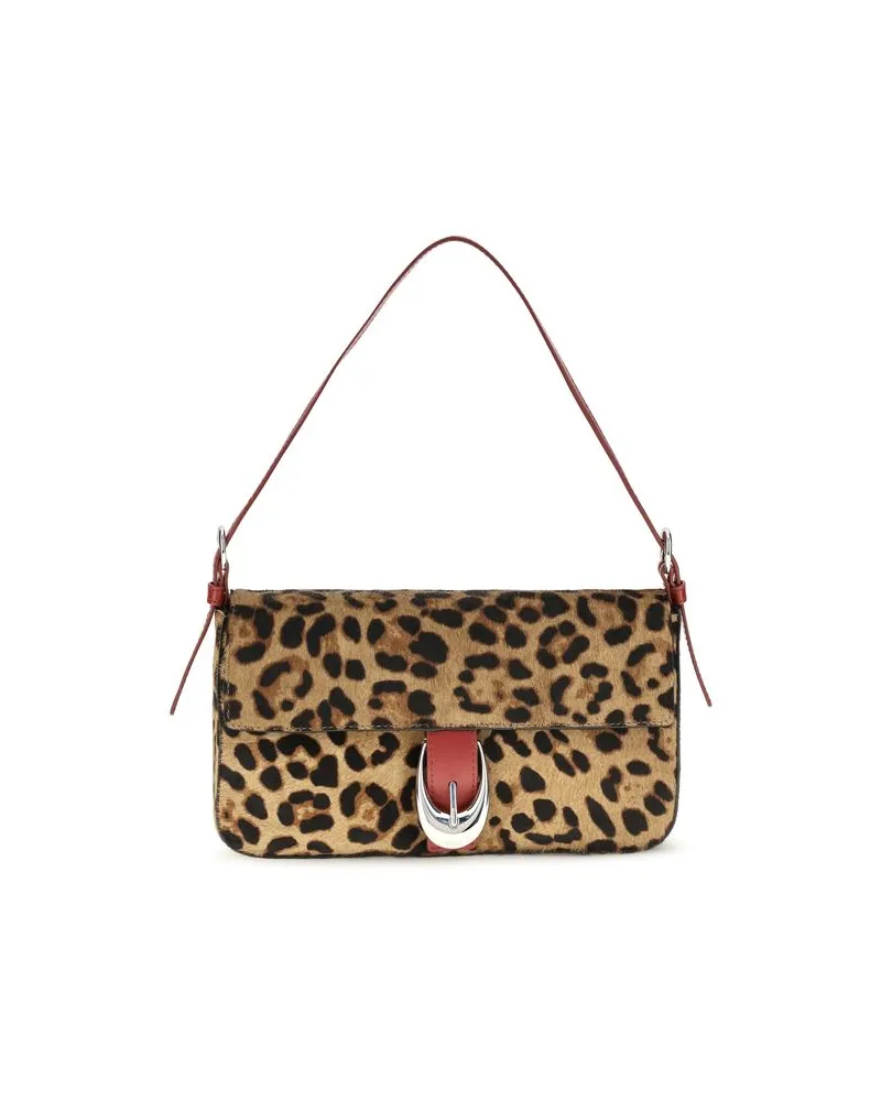 STAUD Harlow Shoulder Bag — Beige Beige