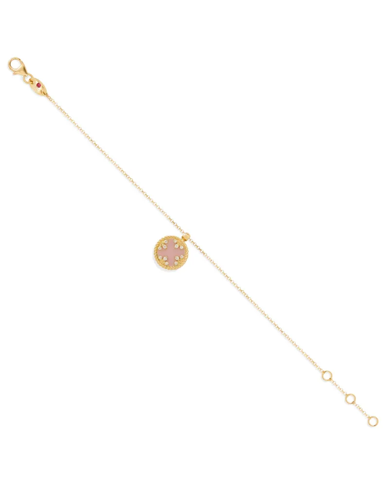 Roberto Coin Women's 18kt Yellow Gold Diamonds Bracelet Ss26 W Gold