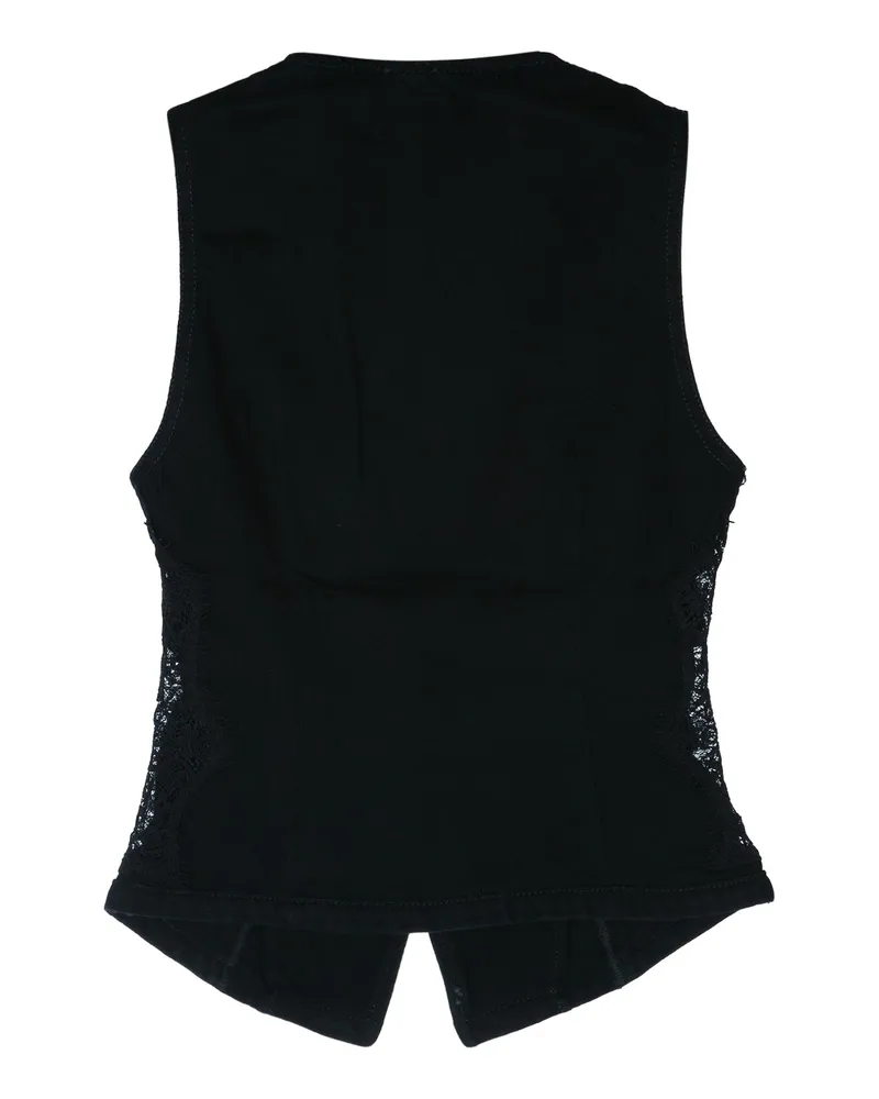 Pinko Women's Gardener Gilet Blk Denim Z99 Giacche E Jacket Black