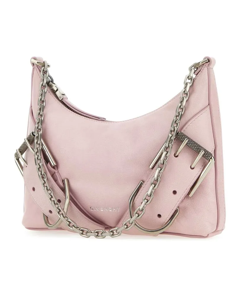 Givenchy Women's Pastel Pink Leather Voyou Boyfriend Party Shoulder Bag Oldpink Borse A Mano Pink