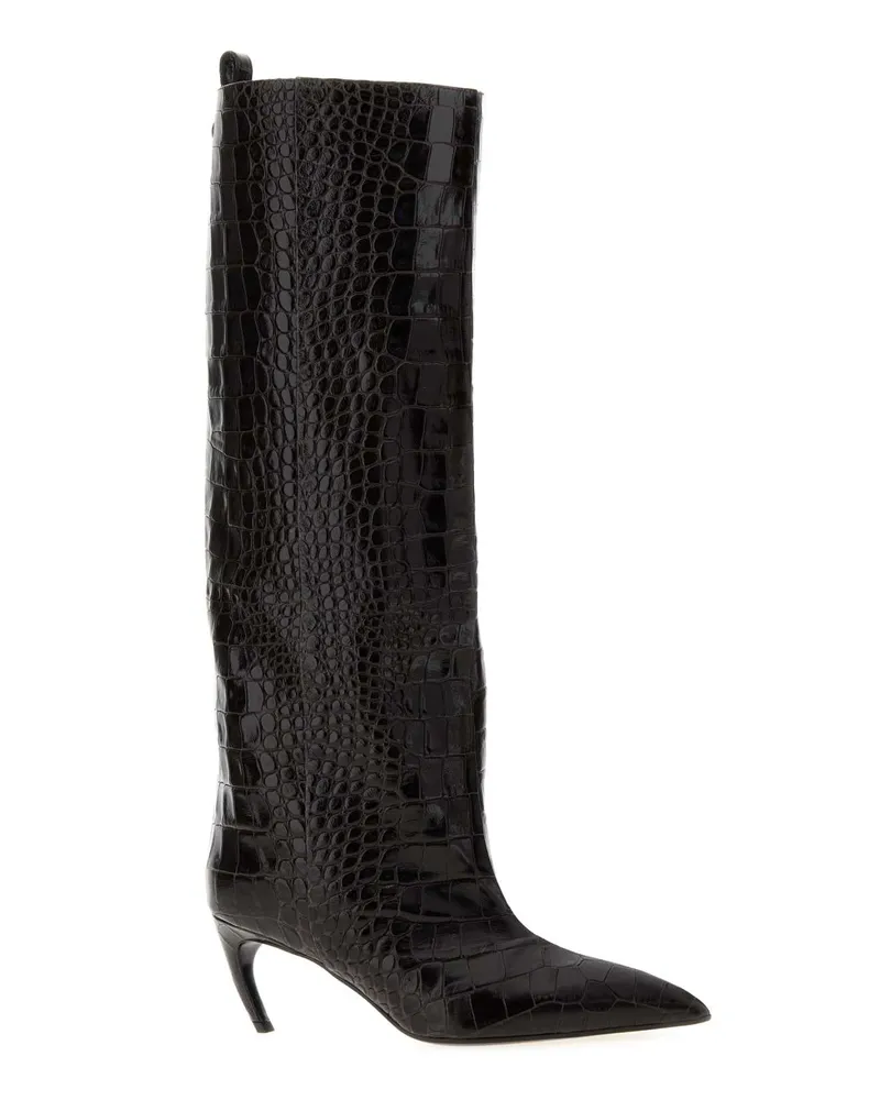 ATTICO Darkbrown Stivali Boot Black