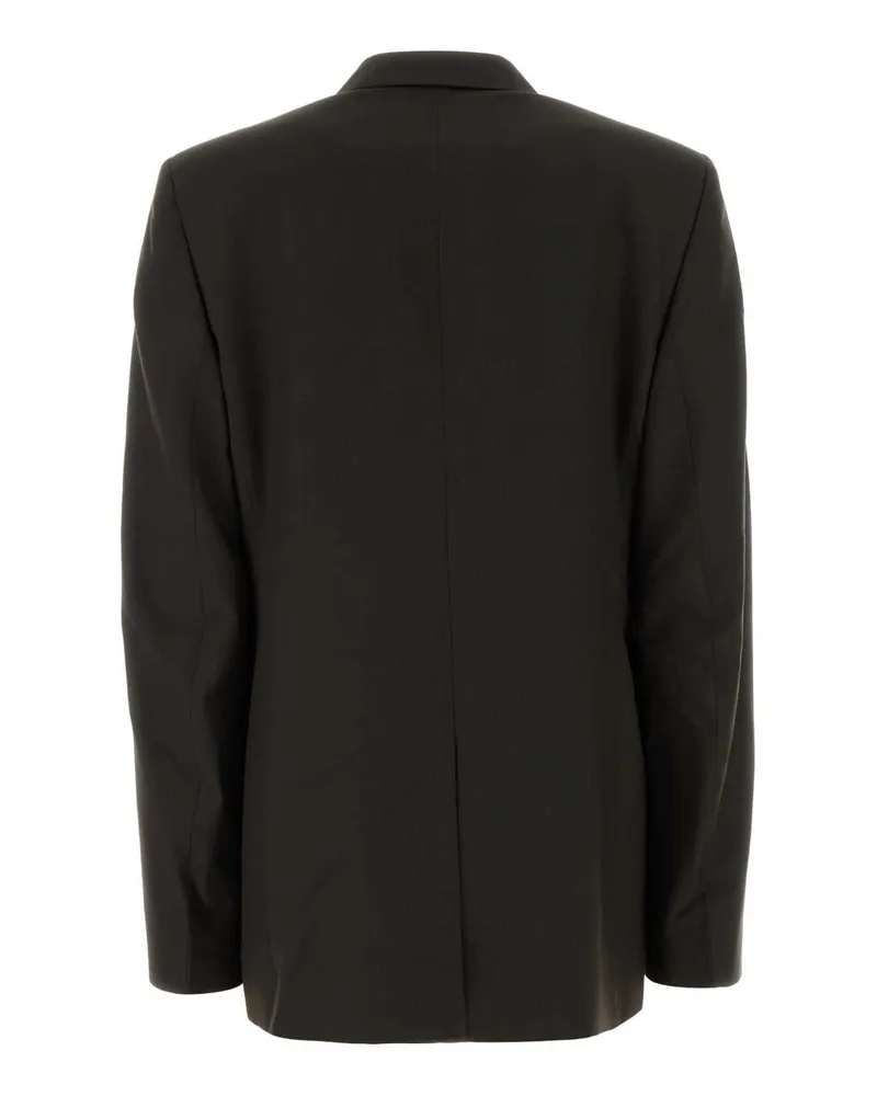 Christophe Lemaire Double-Breasted Wool-Blend Blazer — Green Green