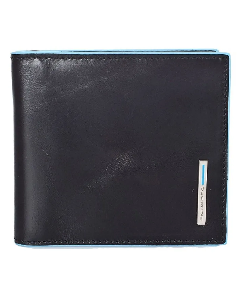 Piquadro Men's Black Leather Bags Wallet Black