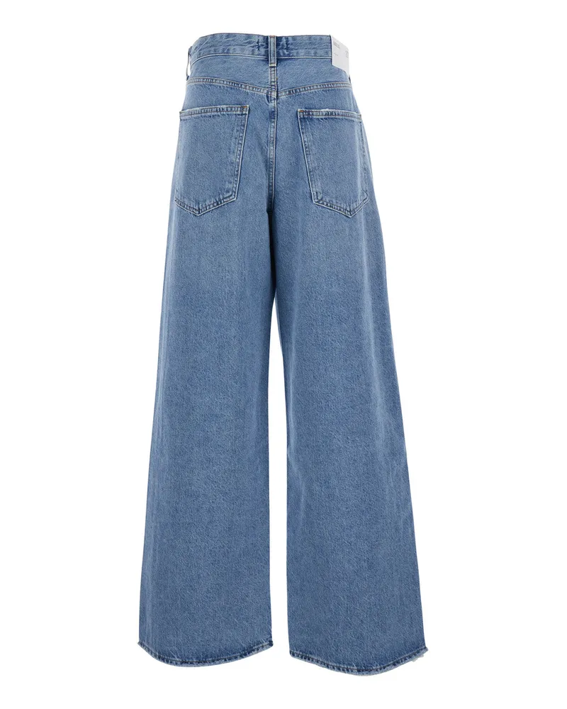AGOLDE Women's Jeans Blue Foldable Design Regenerative Cotton Blue
