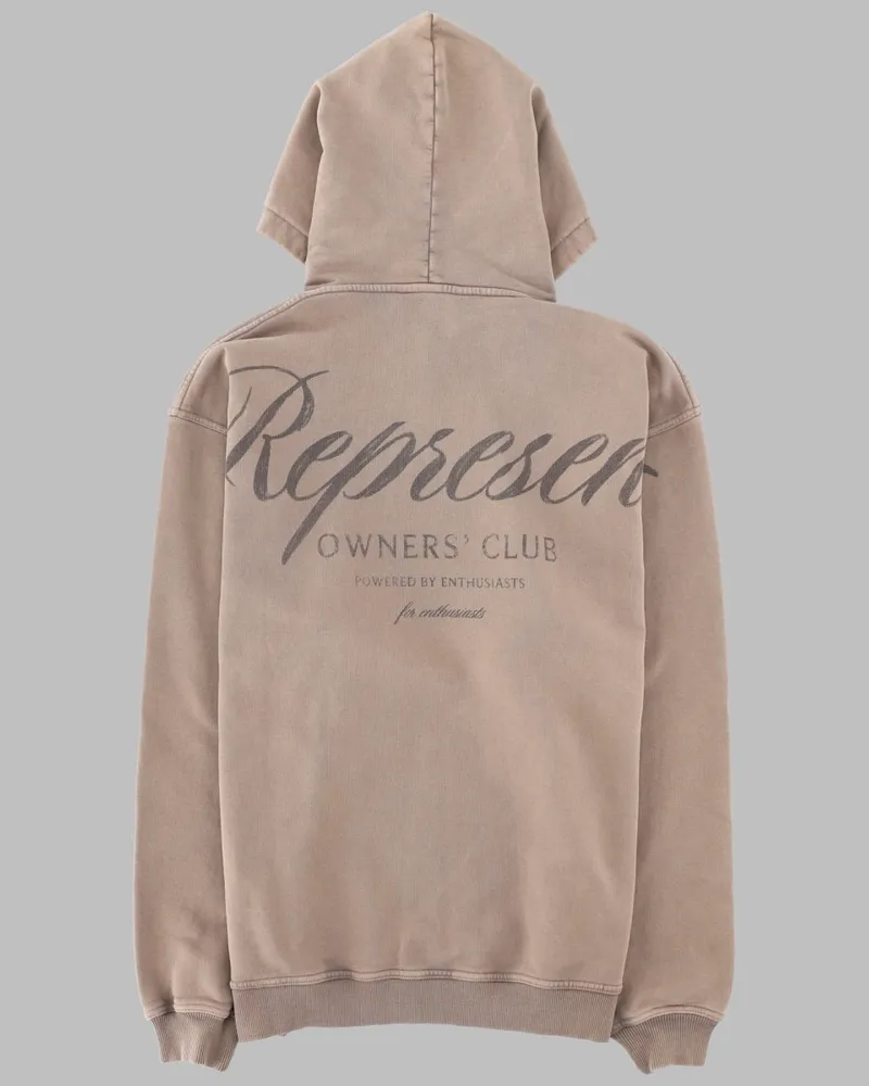 REPRESENT Logo Cotton Sweatshirt — Gray Gray