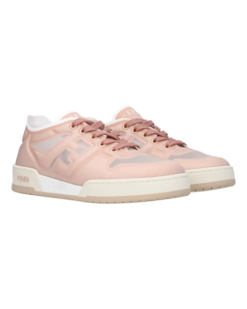 Fendi Women's Pink Fibres Sneakers Pink