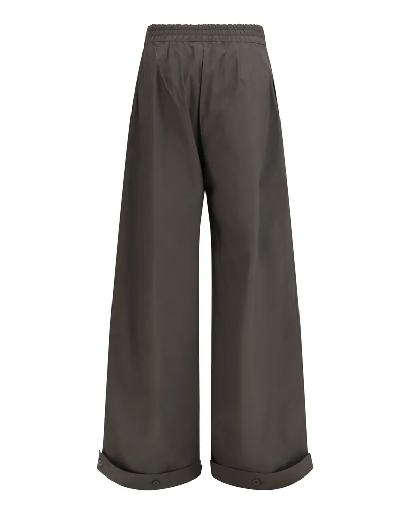 Sa Su Phi Women's Pants Petra Mink Cotton Trousers Gray