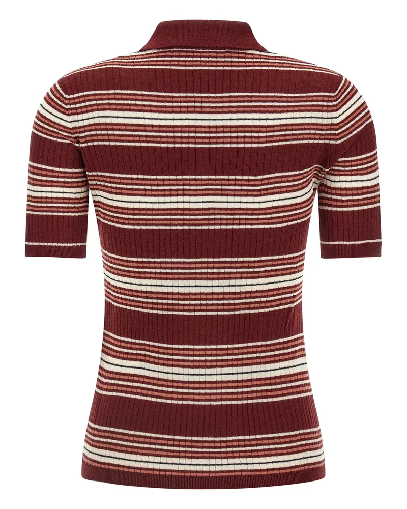Max Mara Polo Shirt — Burgundy Burgundy