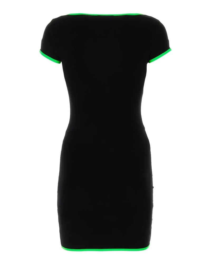 AMBUSH Women Black Stretch Viscose Mini Dress Blackshar Exterior: Elastane Abiti Black