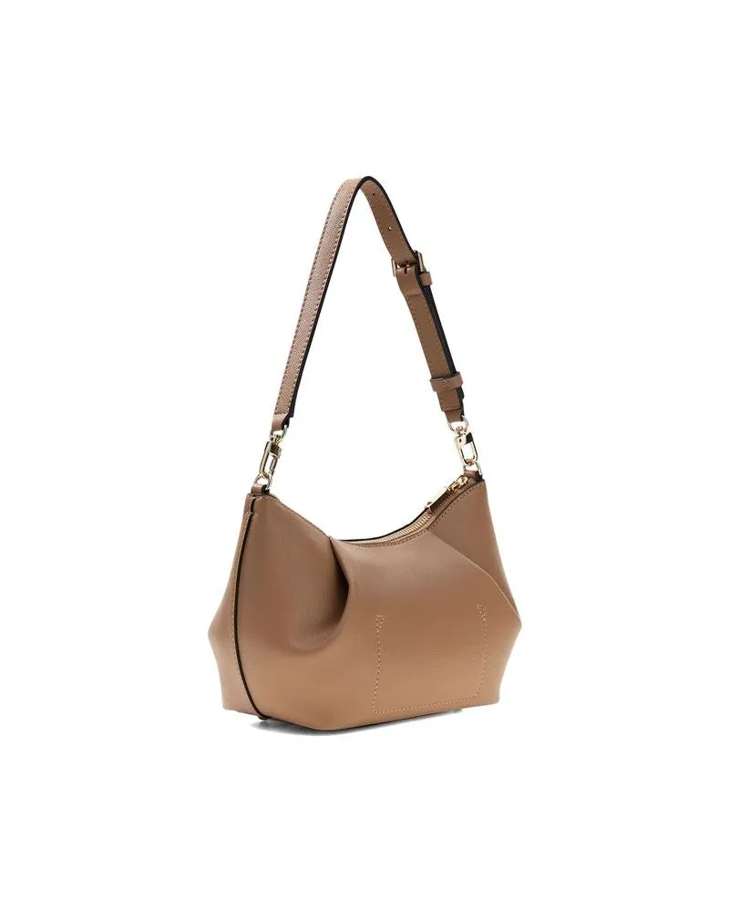 Guess Women's Shoulder Bag Beige Polyurethane - Shoulder-Bags Beige