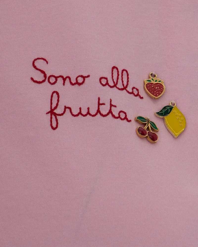 MC2 Saint Barth Women's T-Shirt Emilie Sono Alla Frutta Cotton Pink T-Shirts & Jerseys Pink
