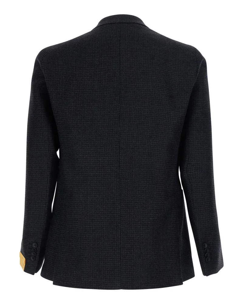 Tagliatore Peak-Lapel Wool Blend Blazer — Gray Gray