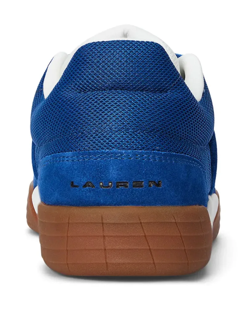 Ralph Lauren Men's Ps 150 Sneaker Blue Suede Rubber Blue