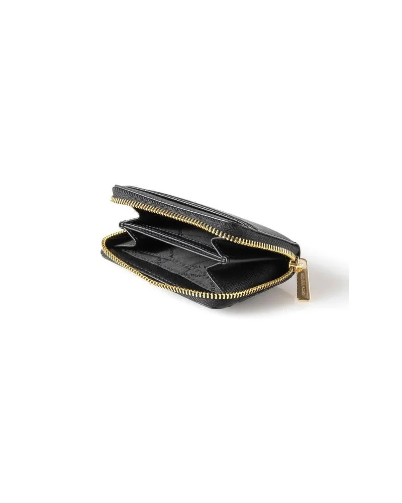 Michael Kors Women's Card Holder Black Leather Bags Card-holders Black