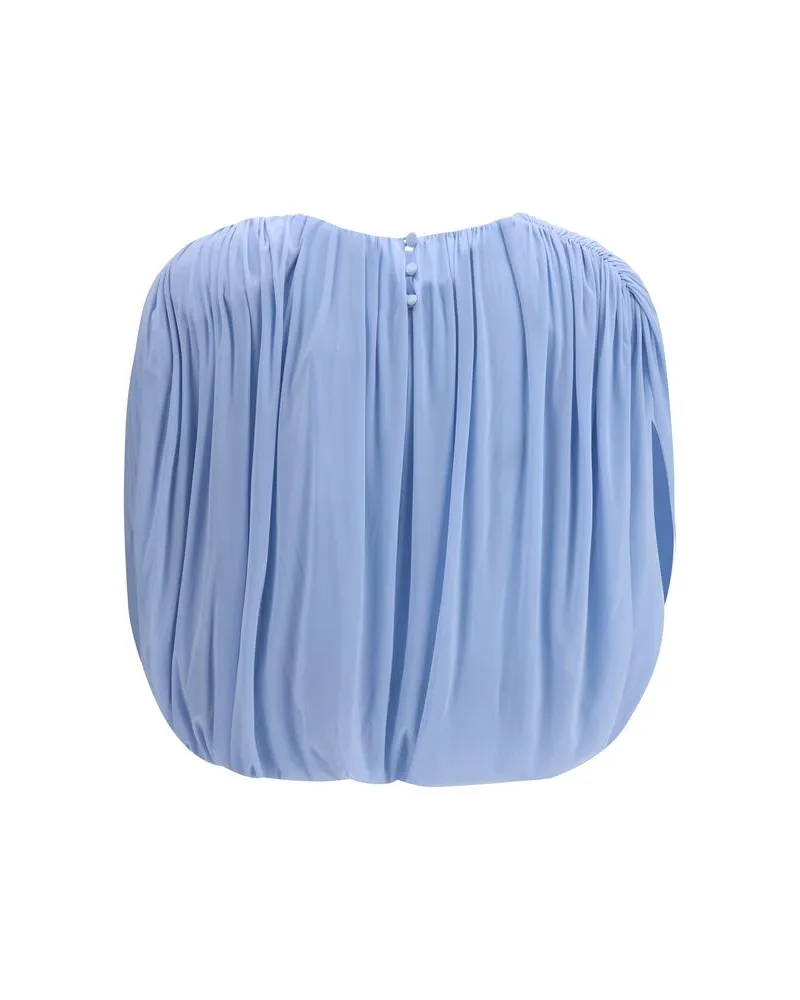 Magda Butrym Women Blue Copper Blouse Blue