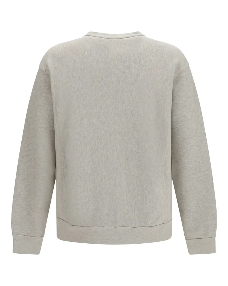 Kenzo Men's Eiffel Tower Design Cotton Sweatshirt Pale Grey Sweatshirts Sweater Gray