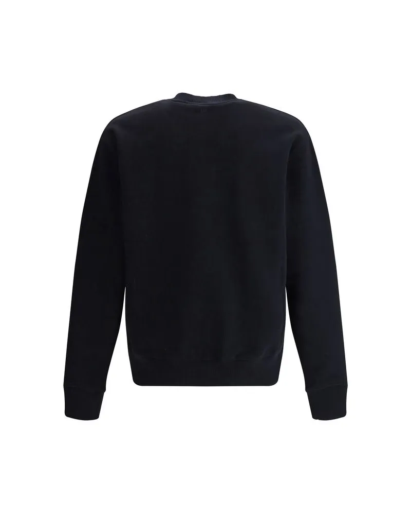AMI Paris Men Black Cotton Sweatshirt Clothing Black