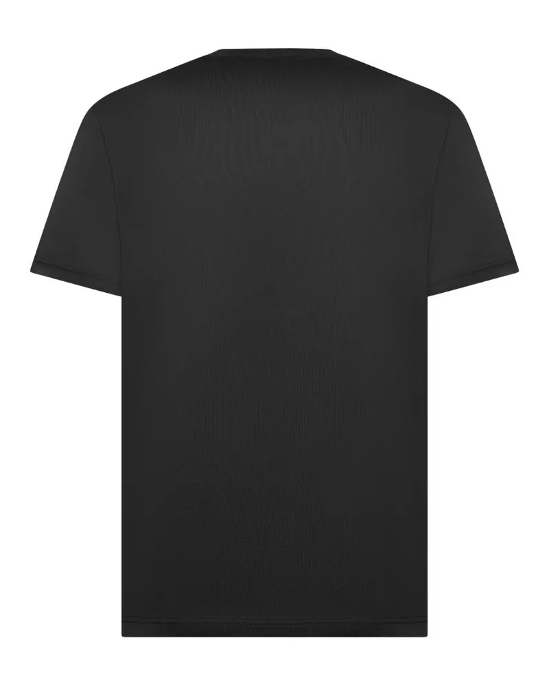 Low Brand Men's T-Shirt Black Cotton T-Shirts And Polos Black