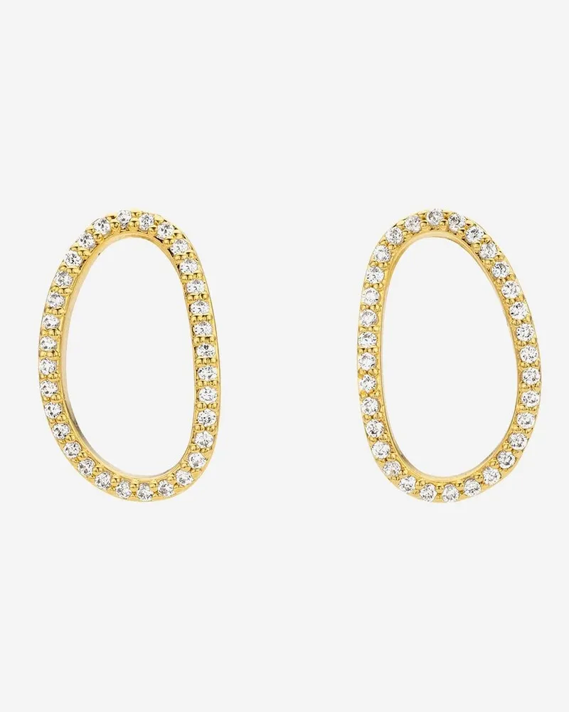 MYA BAY Women's Earrings Lovely Oasis Gold Brass Gold
