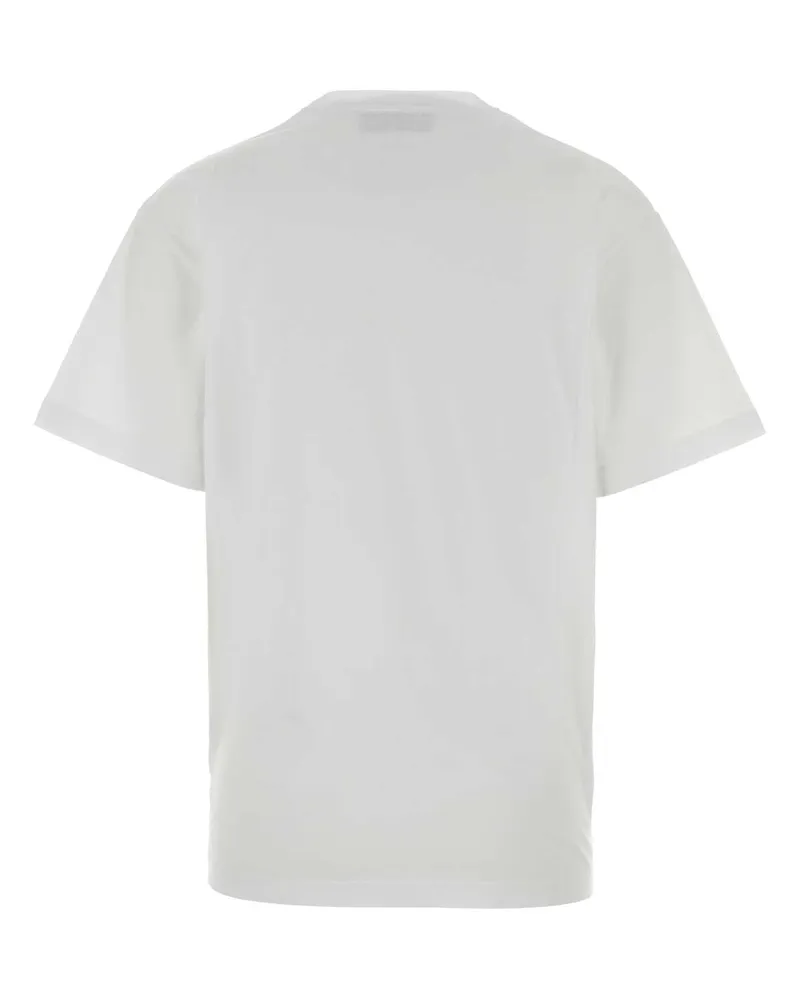 Gucci Women White Cotton T-Shirt Whitemc Exterior Exterior: T-shirts And Polos White