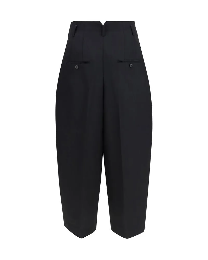 Jacquemus Tailored Wool Trousers — Black Black