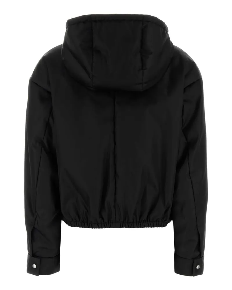 Prada Women's Black Re-Nylon Padded Jacket Nero Giubbini Black