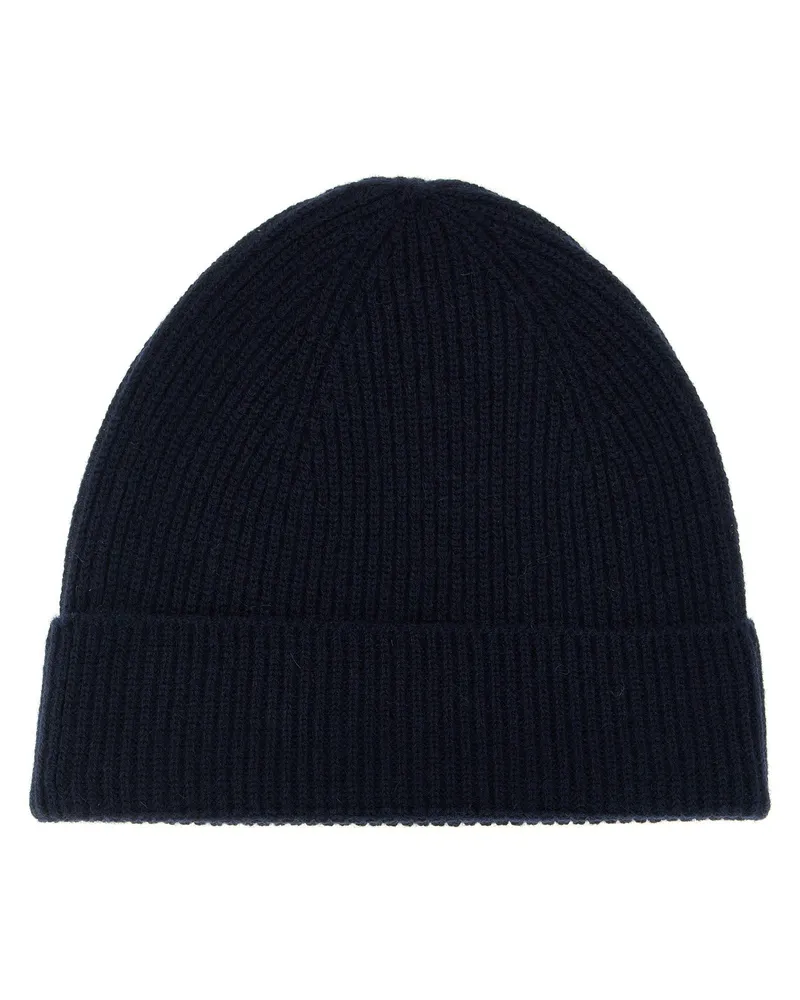 Ballantyne Pure Cashmere Beanie — Navy Navy