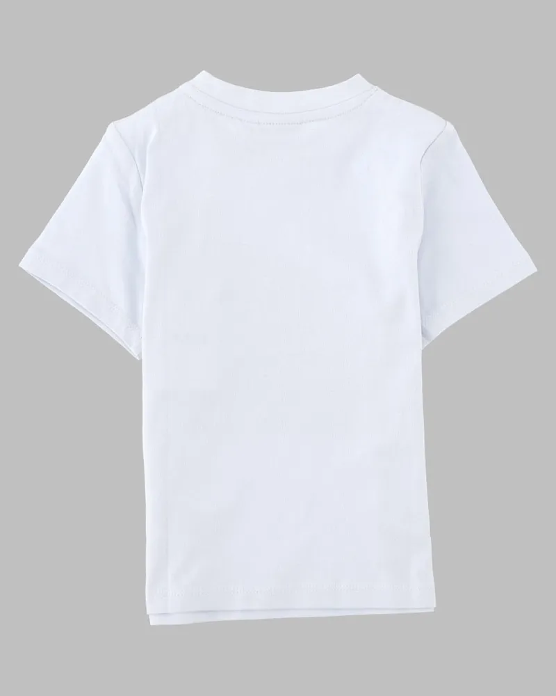 HUGO BOSS Logo-Graphic Cotton T-Shirt — White White
